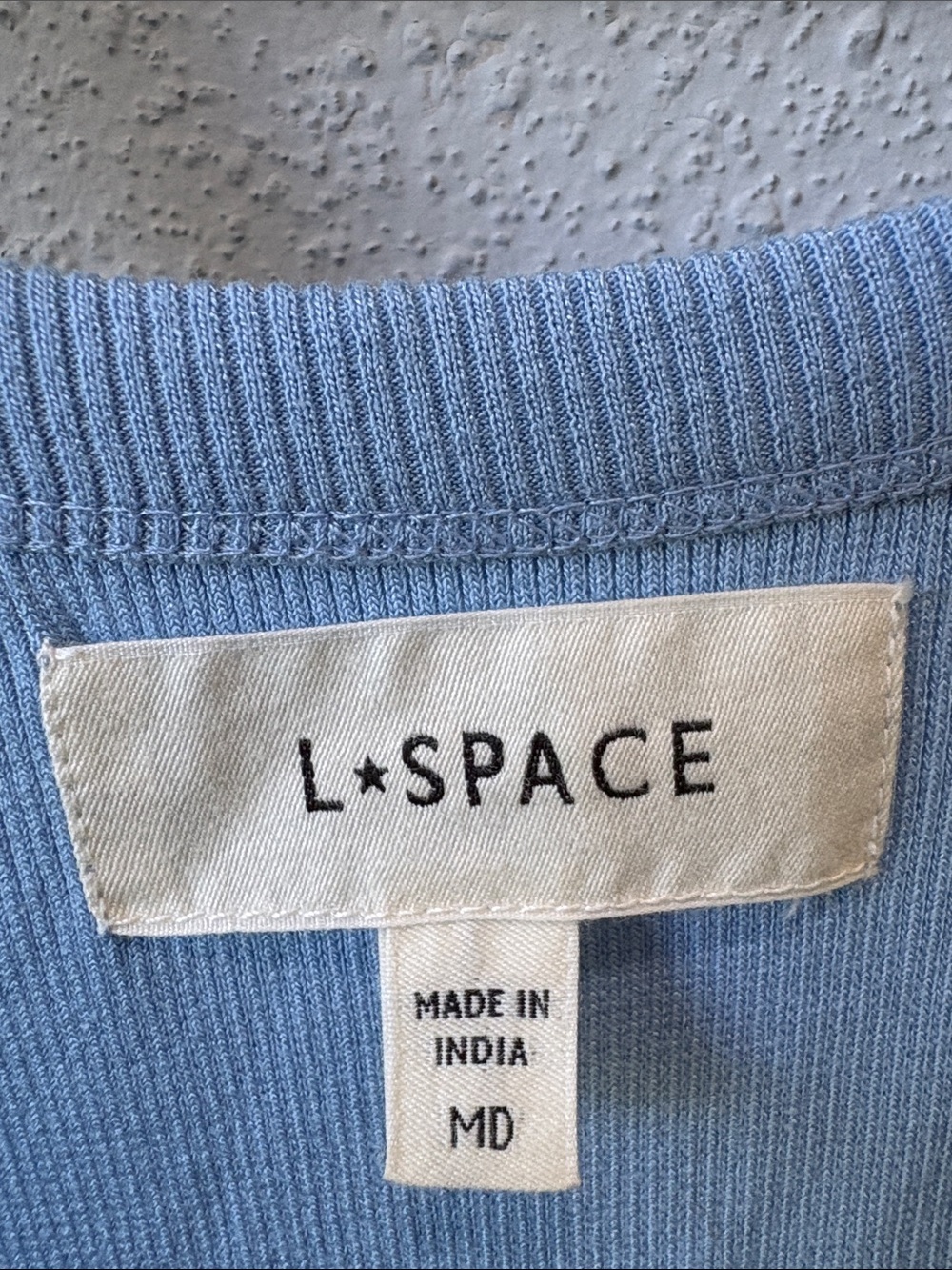 l*space Powder Blue Ribbed Tank Maxi Dress - Picture 3 of 9